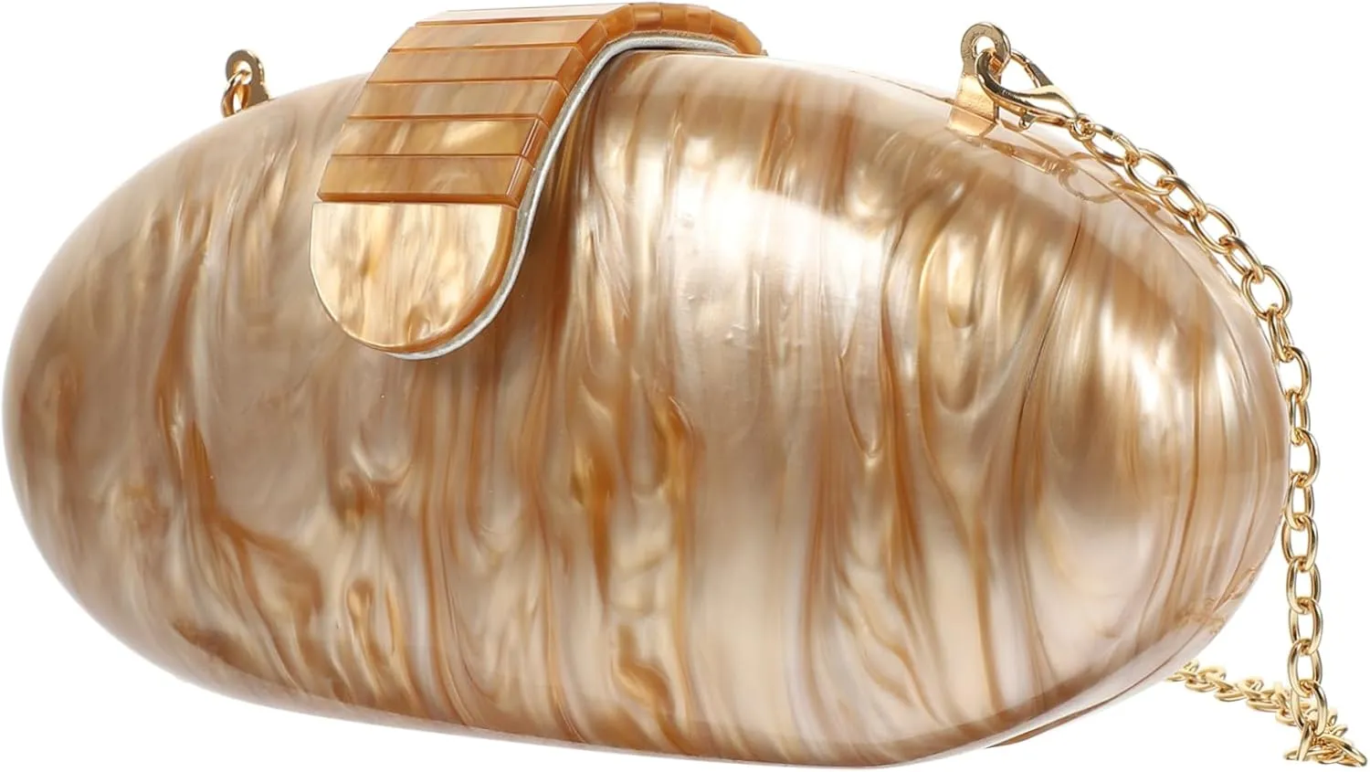 LIFKOME Cute Crossbody Purse Acrylic Clutch Bag Rattan Handbags for Special Occasions Wedding Christmas Show