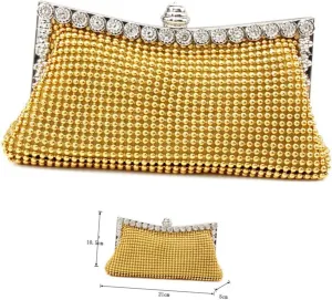 LIFKOME Fashion Clutch Golden Clutch Women Clutch Women Handbag