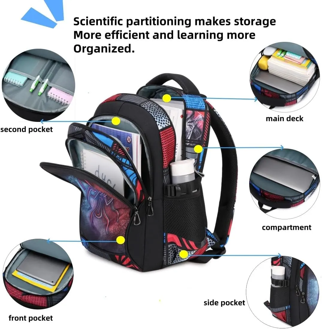 Lmwzh Backpack For Boys Kindergarten Preschool Elementary School Bags Kids Bookbag Waterproof Durable Spider16Inch