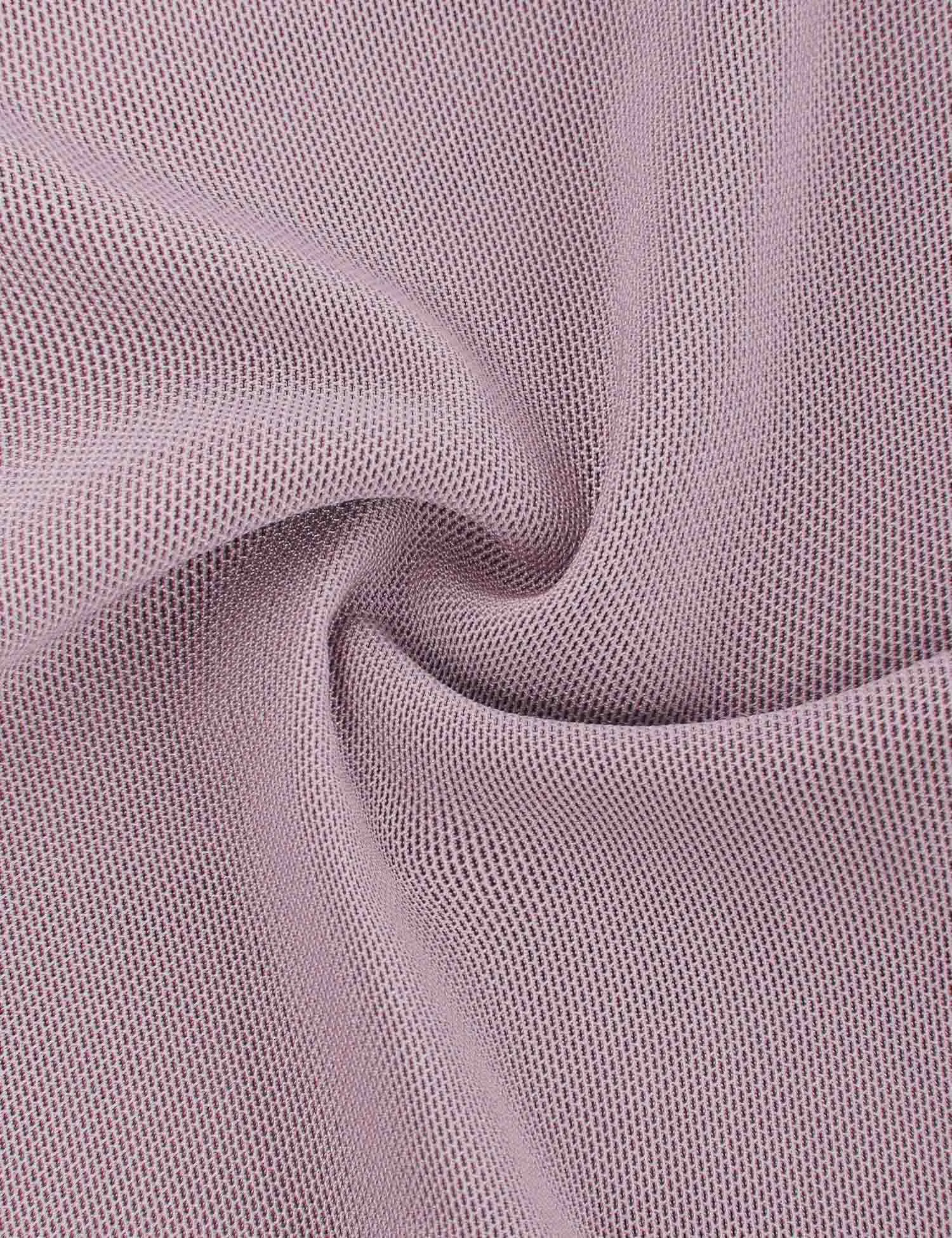 Long Sleeve Scoop Neck Pleated Front  Blouse