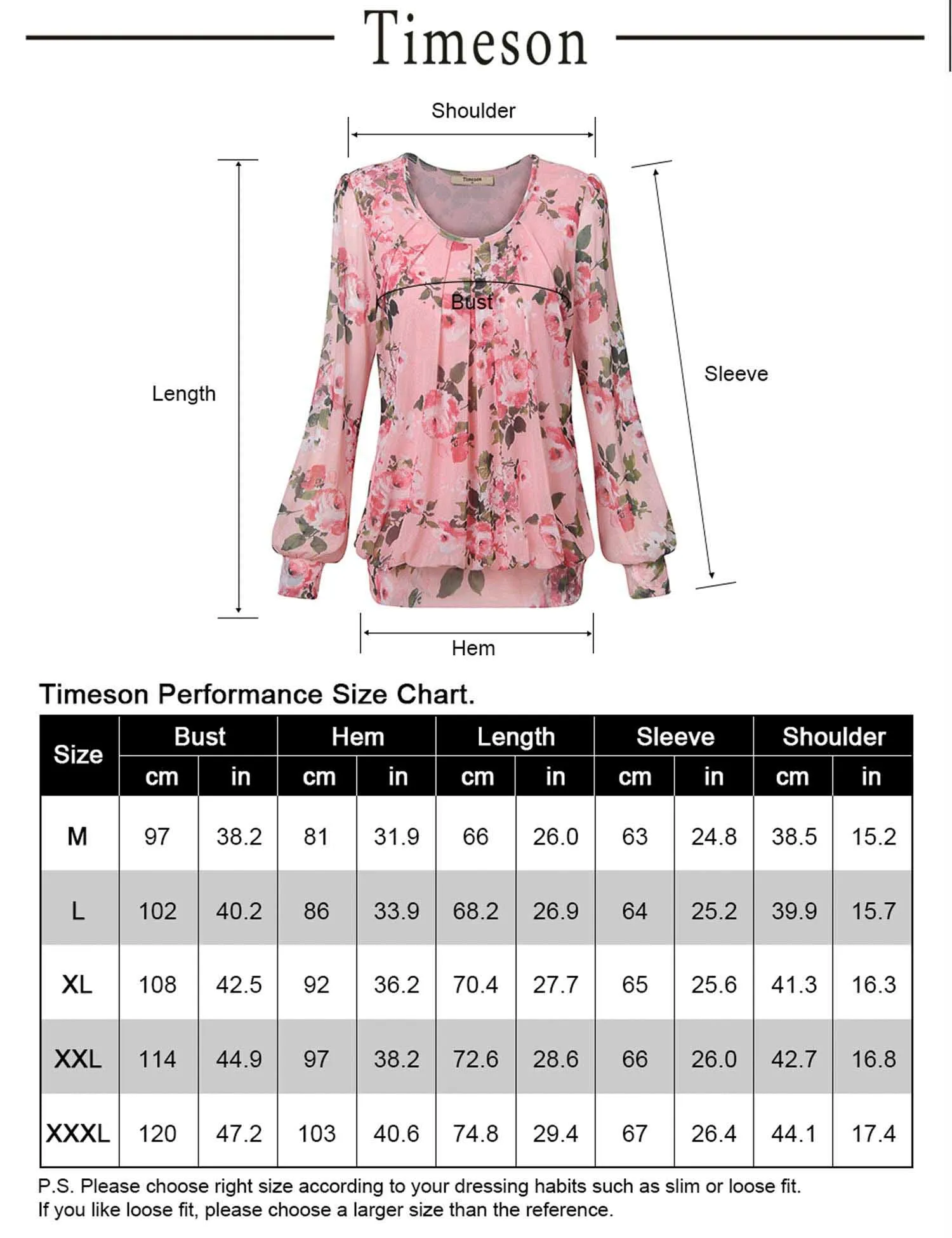 Long Sleeve Scoop Neck Pleated Front  Blouse