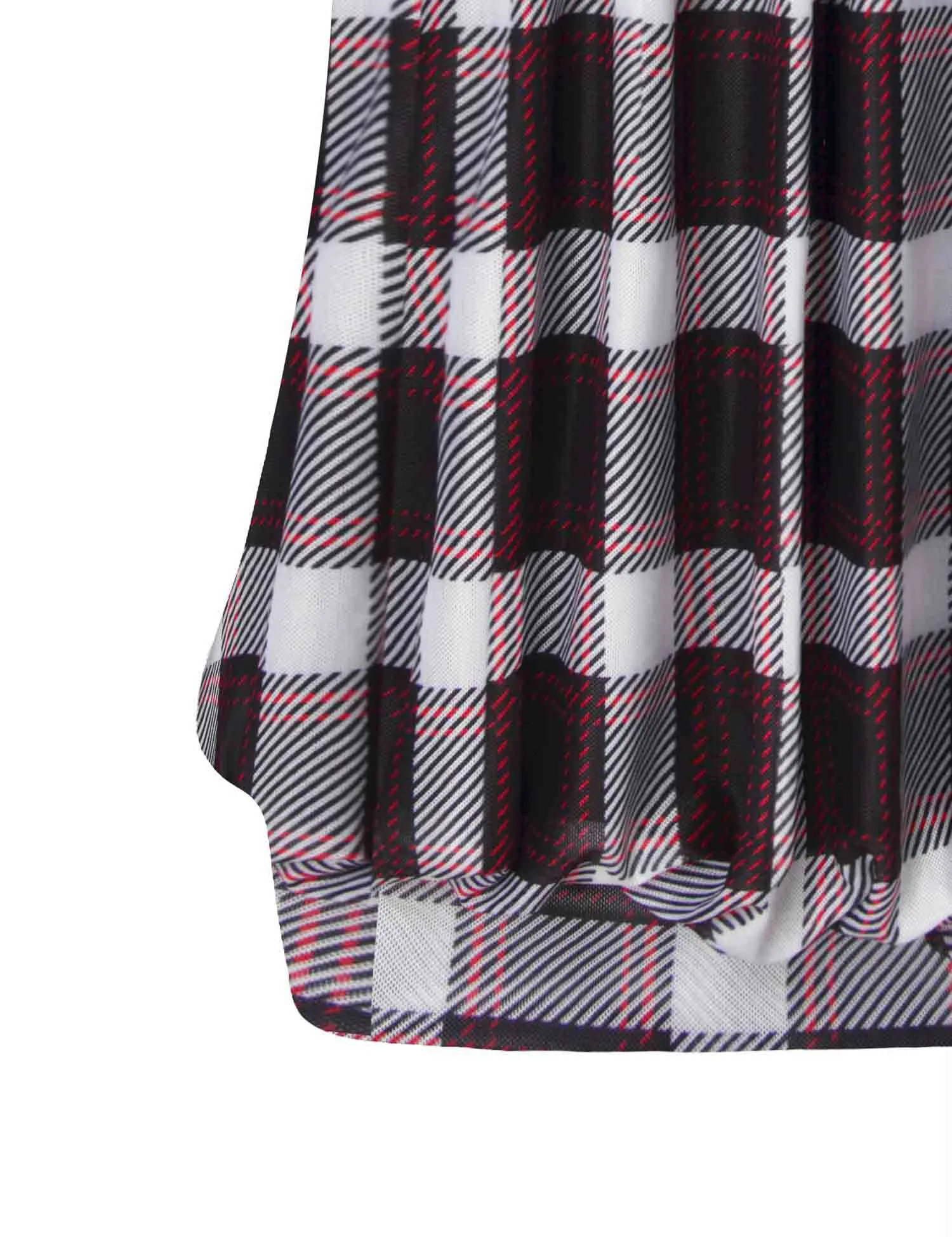 Long Sleeve Scoop Neck Pleated Front  Blouse