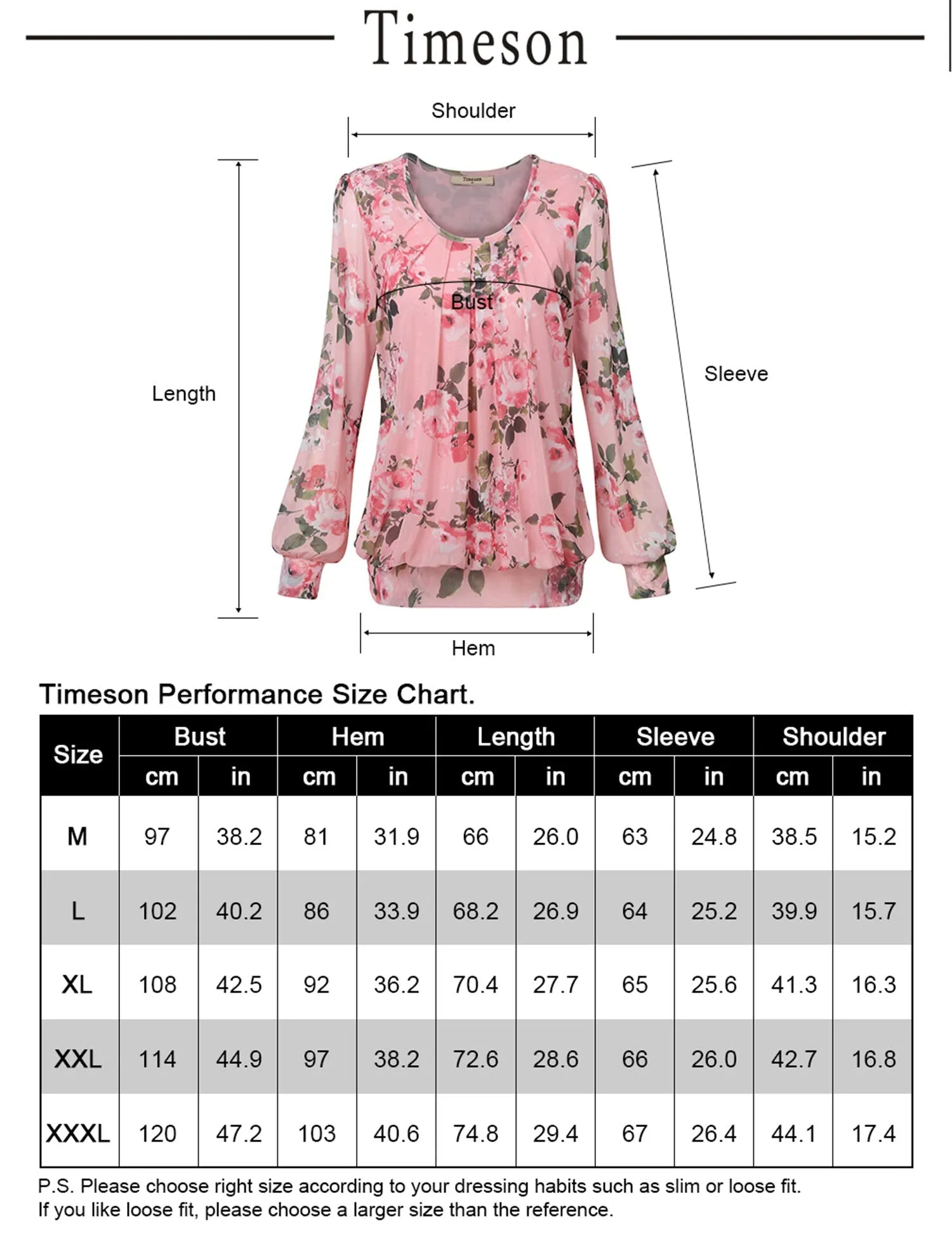 Long Sleeve Scoop Neck Pleated Front  Blouse