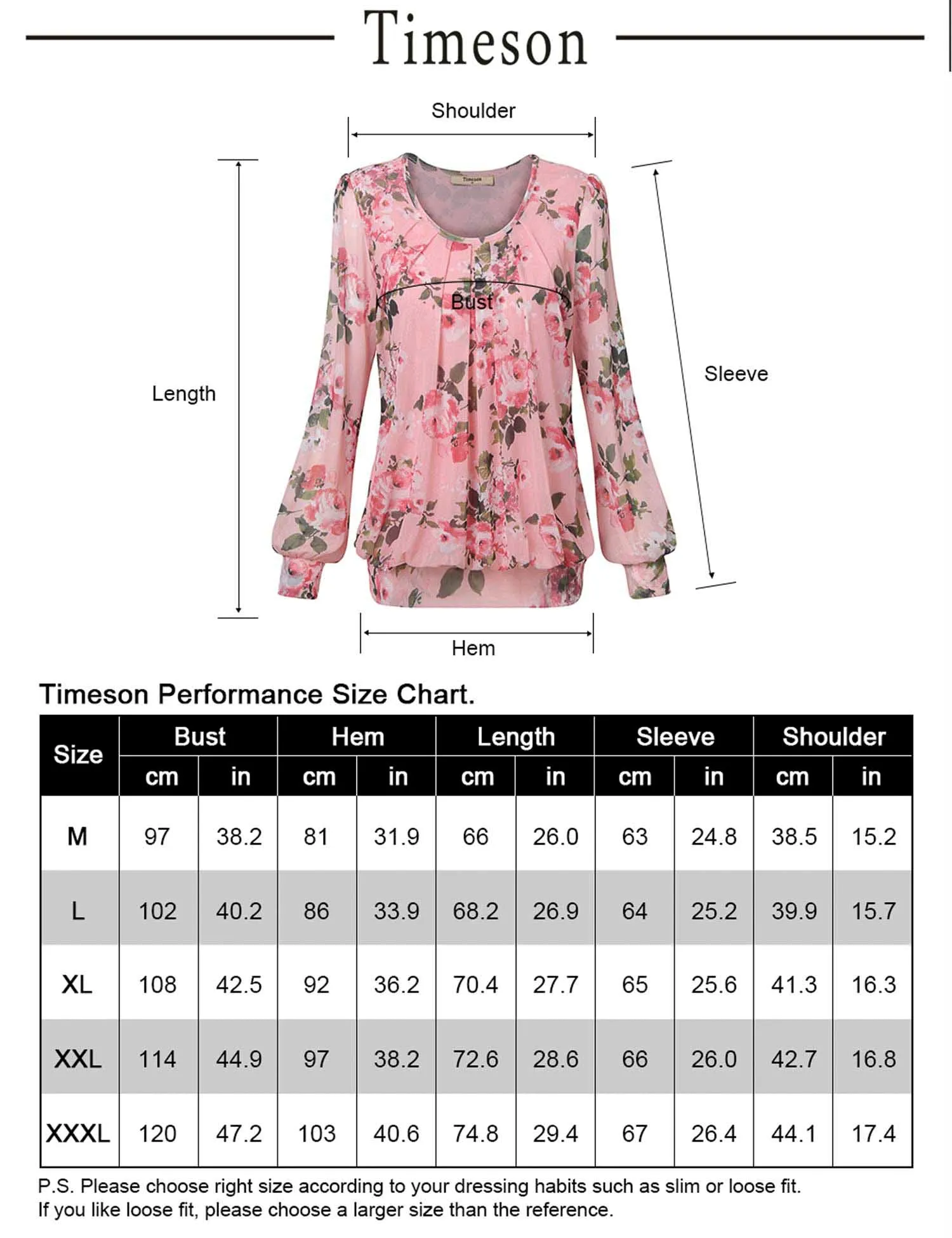 Long Sleeve Scoop Neck Pleated Front  Blouse