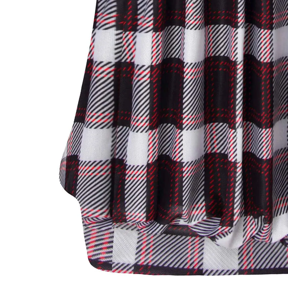 Long Sleeve Scoop Neck Pleated Front  Blouse