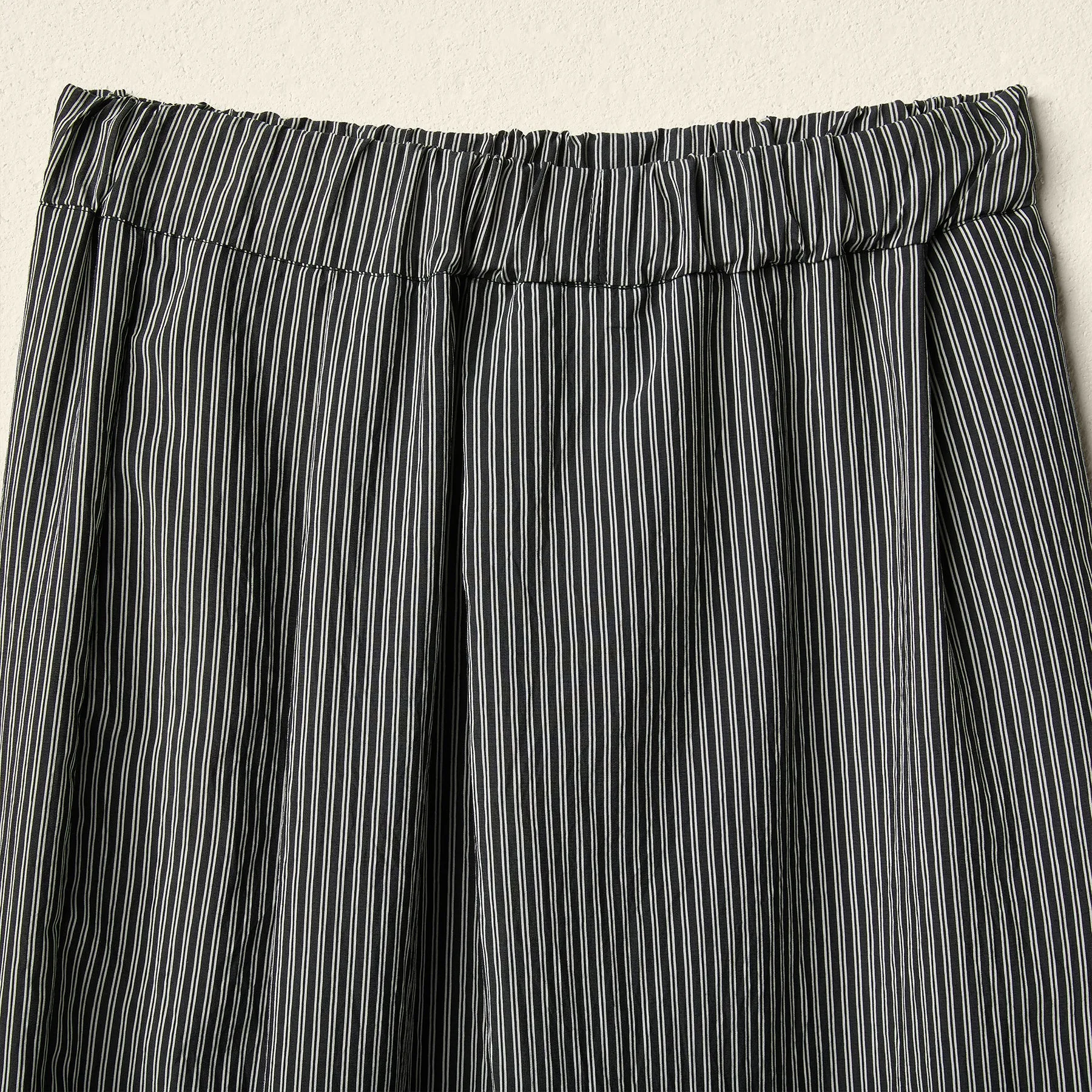 LOOSE TROUSERS IN STRIPED FABRIC