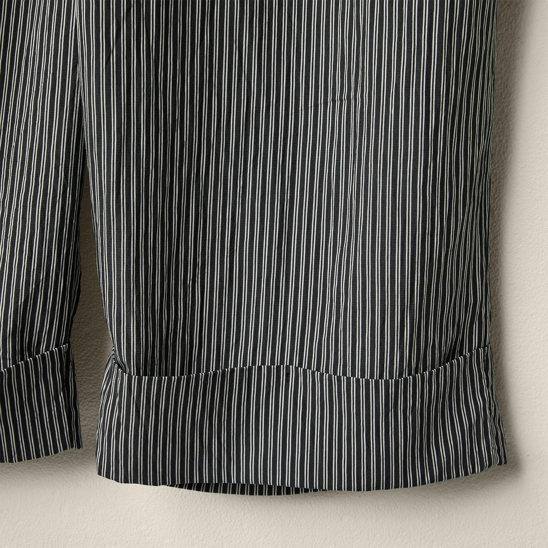 LOOSE TROUSERS IN STRIPED FABRIC