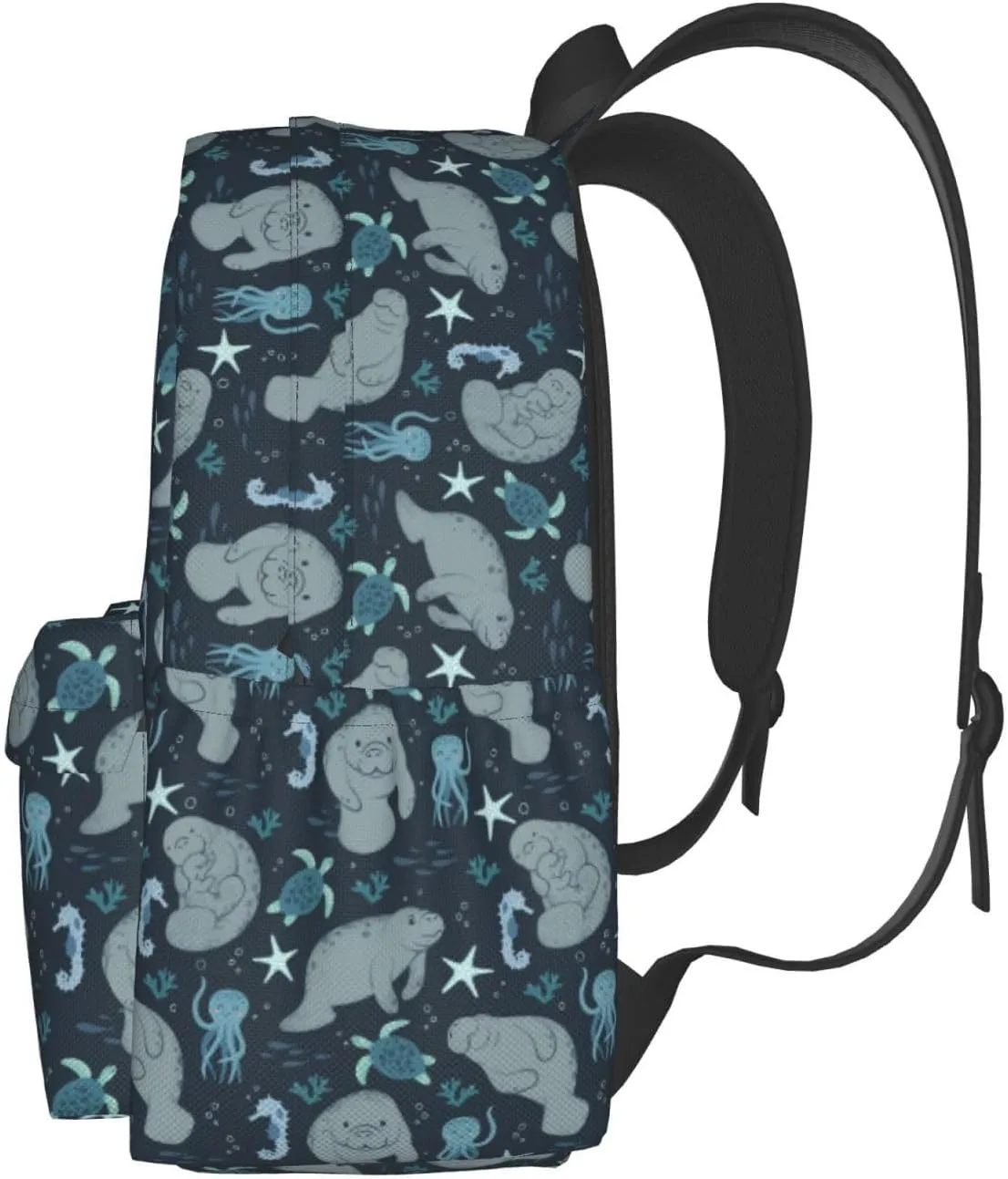 Manatees Backpack Travel Backpack for Women Men Work Laptop backpacks Carry on Backpack Computer Backpack Casual Daypack for Hiking Camping Climbing Gifts
