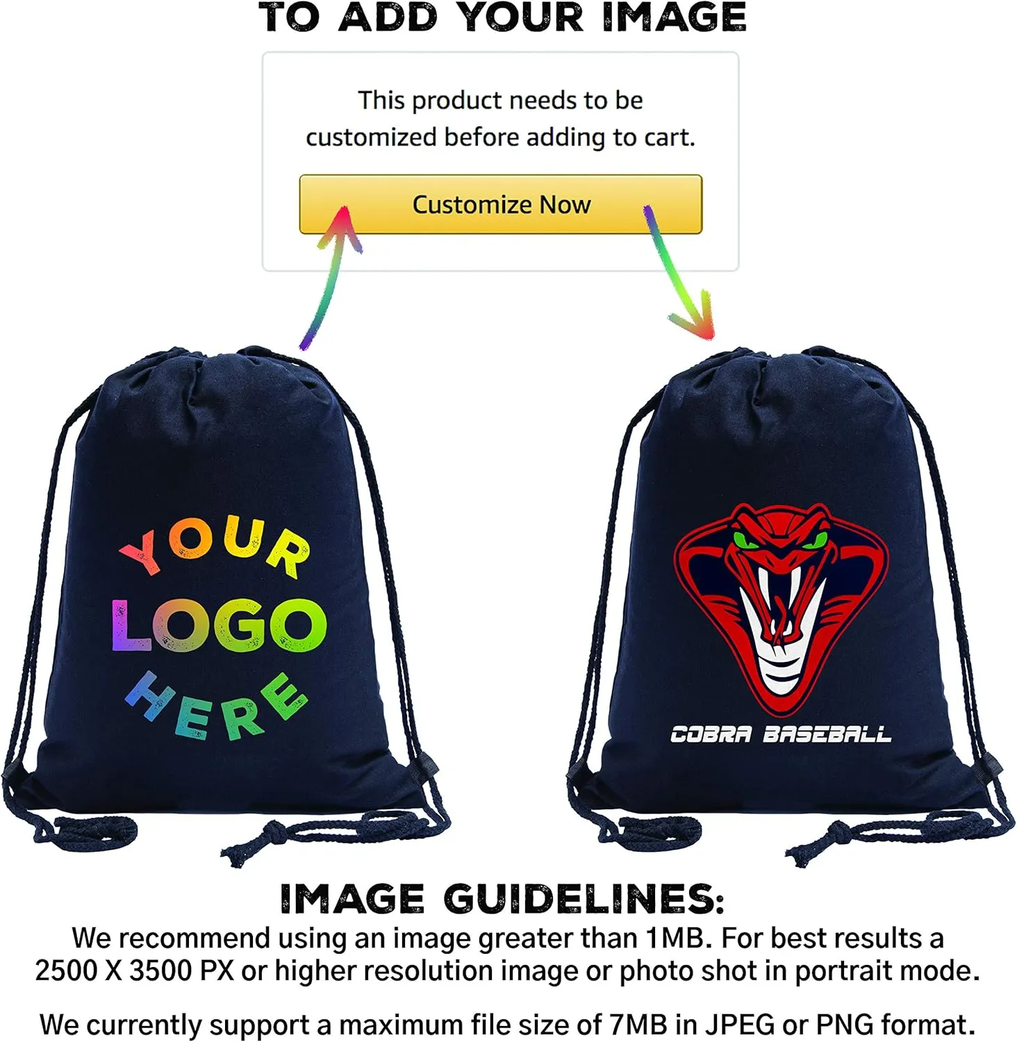 Mato & Hash Wholesale Custom Drawstring Backpacks, Personalized Promotional Cotton Bags - 20PK Lime CE2725