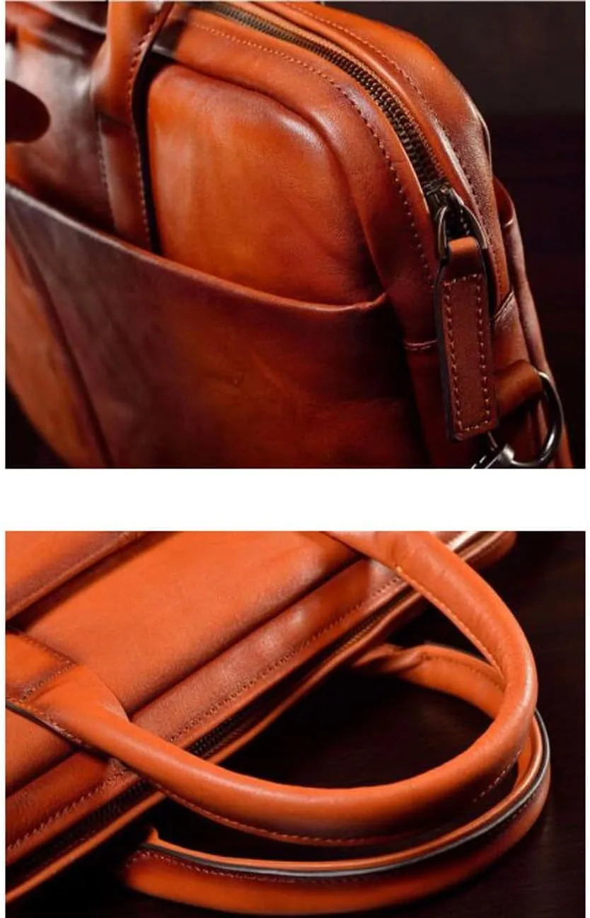 Mens Briefcases Handbags Genuine Leather Luggage Carrying Cases Messenger Shoulder Bags Laptop Bags