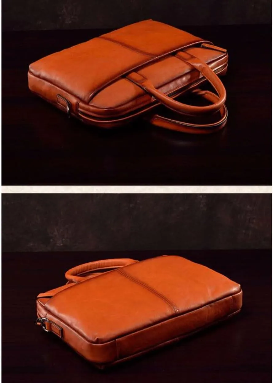 Mens Briefcases Handbags Genuine Leather Luggage Carrying Cases Messenger Shoulder Bags Laptop Bags