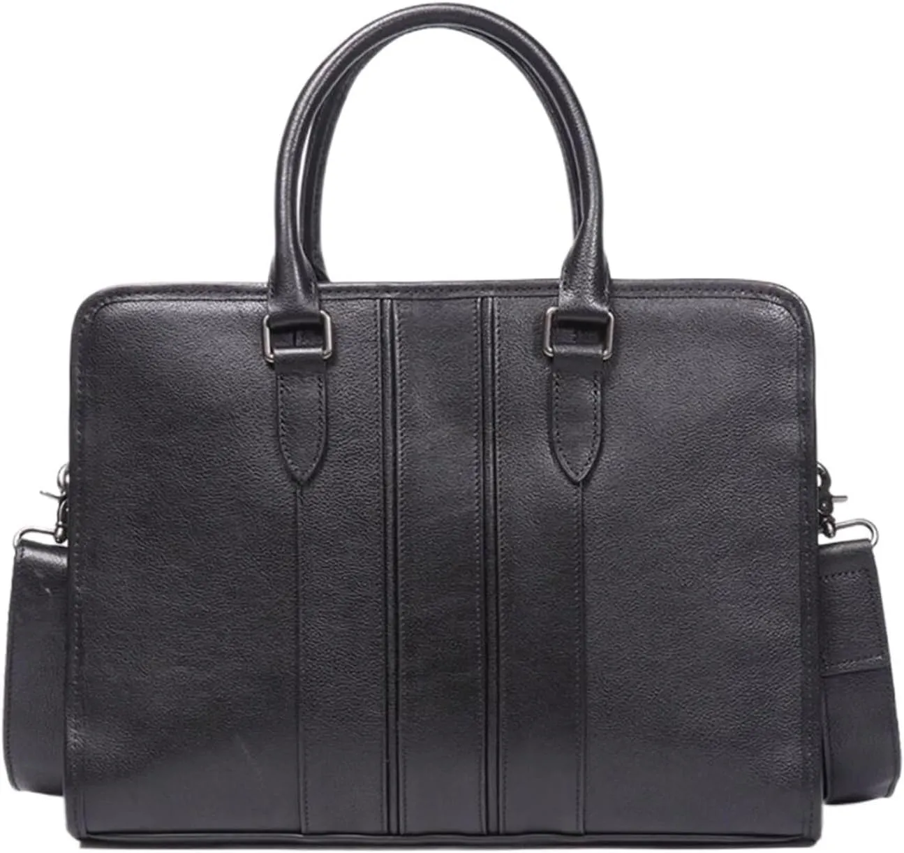 Mens Briefcases Handbags Laptop Bags Computer Carrying Cases Genuine Leather Messenger Shoulder Bags