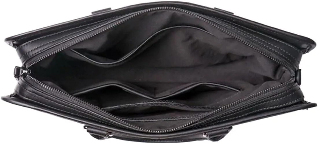 Mens Briefcases Handbags Laptop Bags Computer Carrying Cases Genuine Leather Messenger Shoulder Bags
