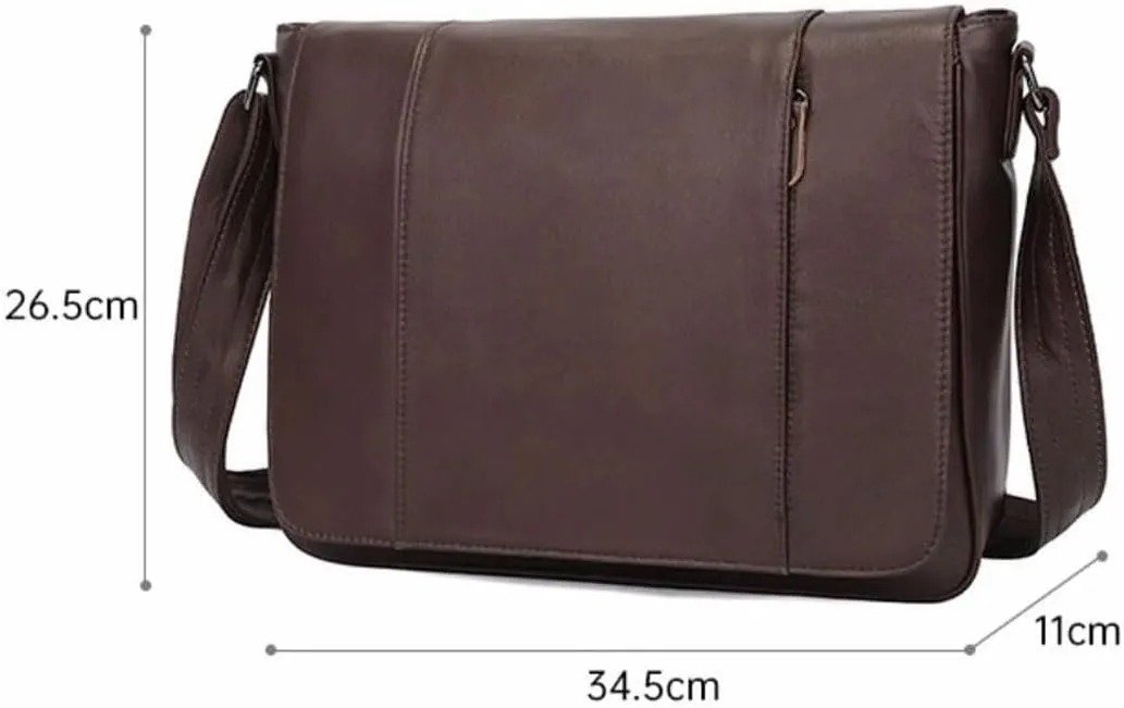 Mens Briefcases Messenger Shoulder Bags Genuine Leather Casual Daypacks Waist Packs Travel Bags