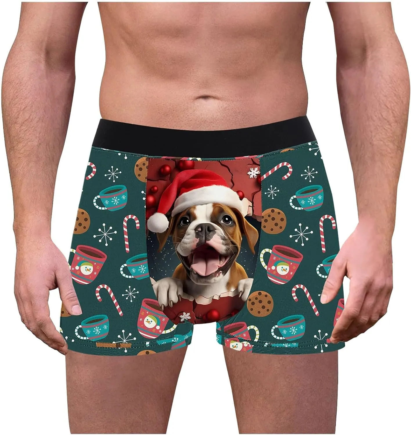 Mens Clothes Breathable 3D Reliefss Pants Personality Tidess Men's Cotton Shorts Male Underwear Thermal Underwear