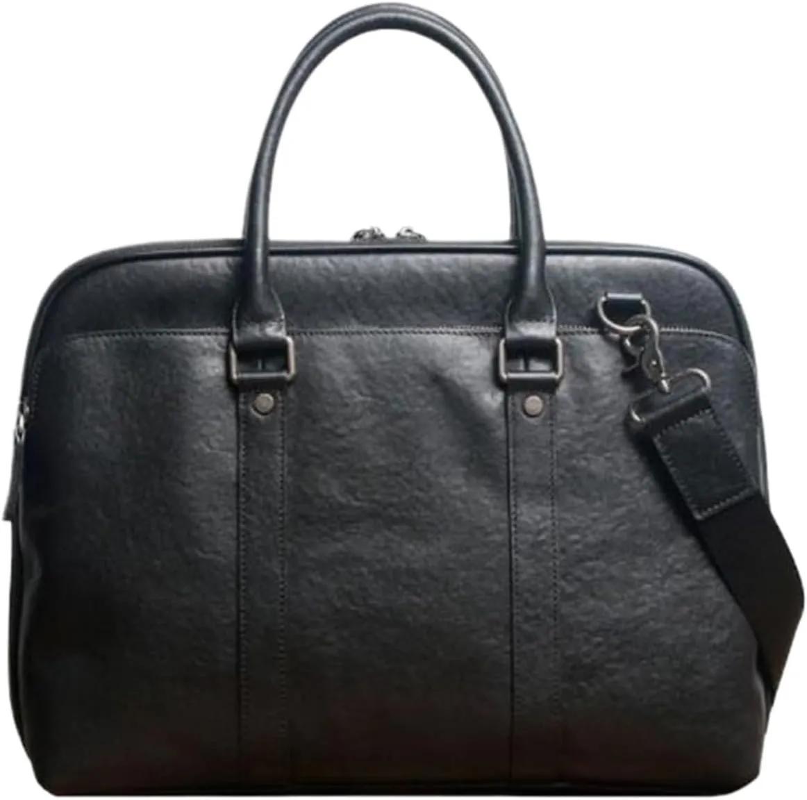 Mens Computer Handbags Leather Messenger Shoulder Bags Laptop Bags Carrying Cases Briefcases 14Inch