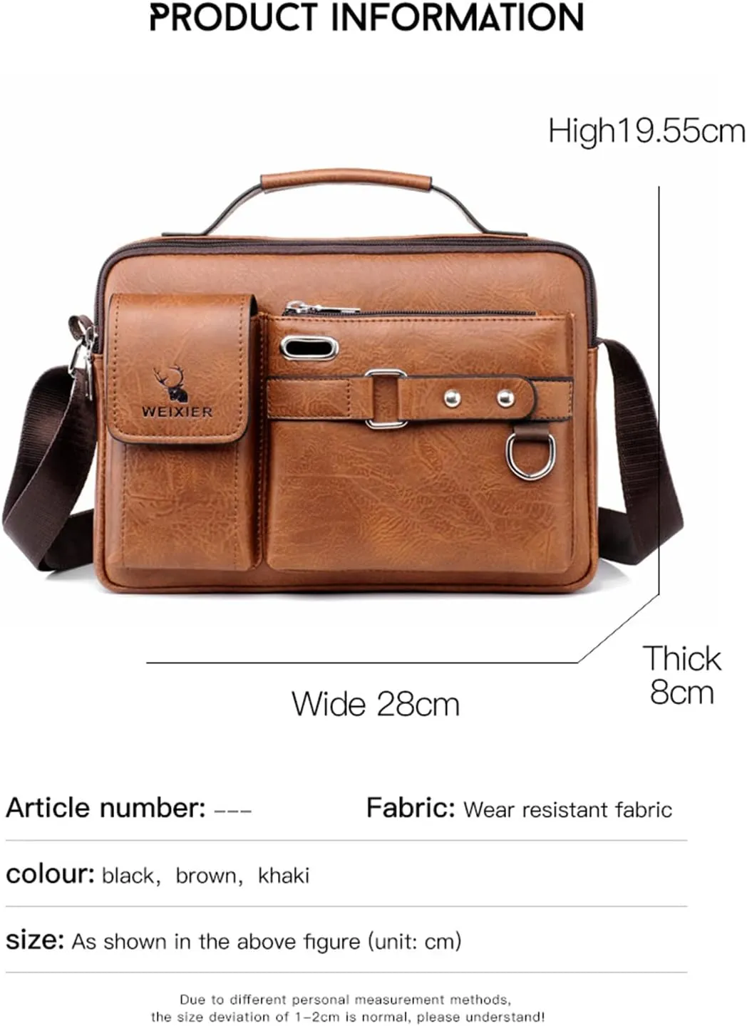 Men's Hand Bags Leather Crossbody New Degin Shoulder Bags