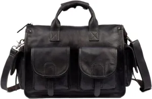 Mens Handbags Briefcases Genuine Leather Messenger Shoulder Bags Laptop Bags Travel Carrying Cases