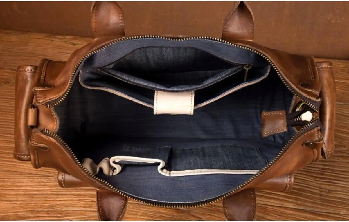 Mens Handbags Briefcases Genuine Leather Messenger Shoulder Bags Laptop Bags Travel Carrying Cases