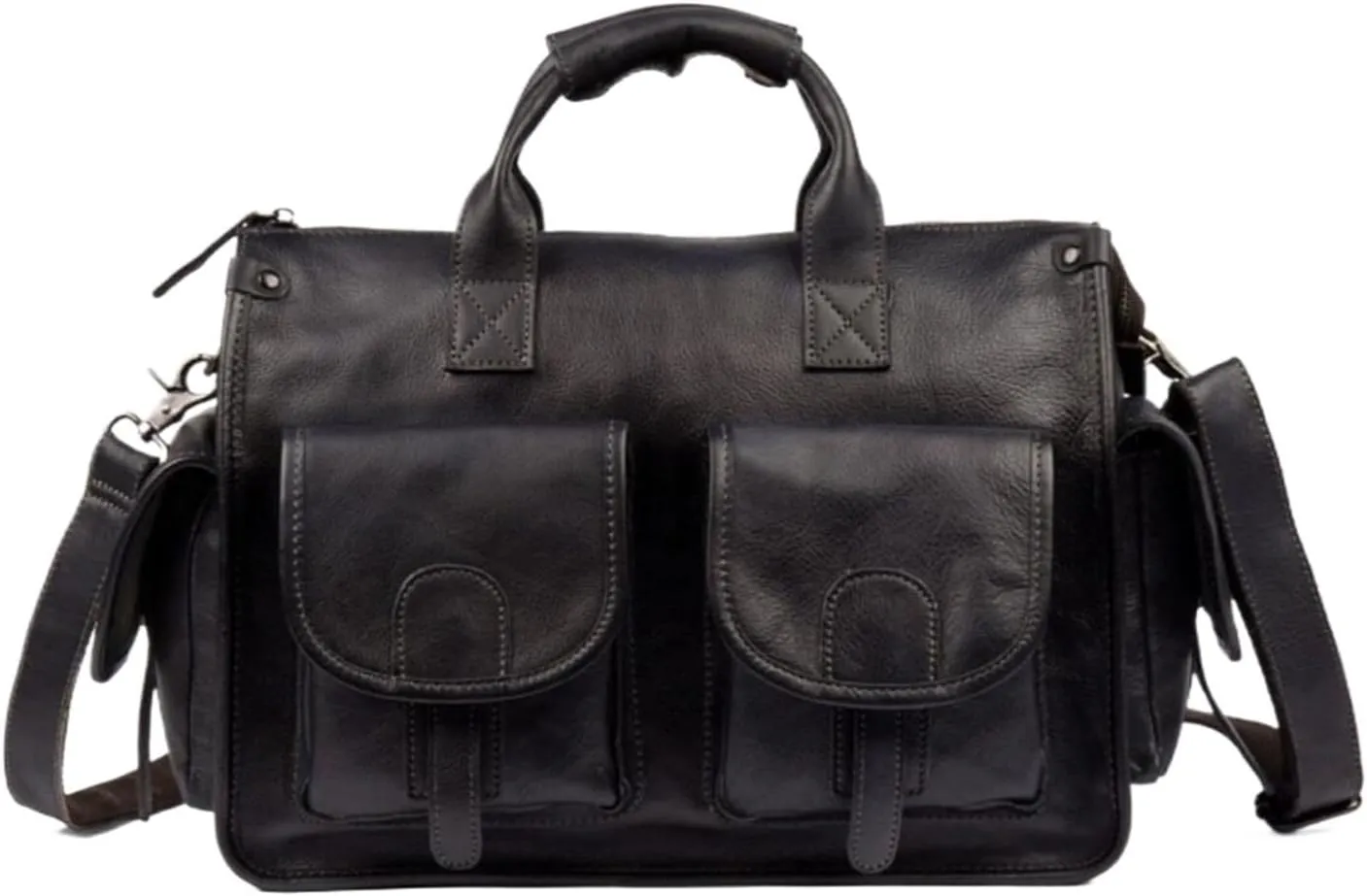 Mens Handbags Briefcases Genuine Leather Messenger Shoulder Bags Laptop Bags Travel Carrying Cases