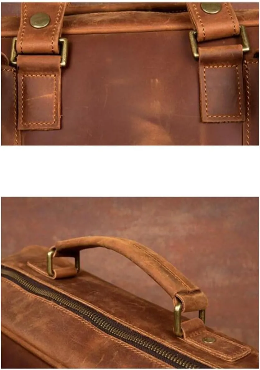 Mens Handbags Carrying Cases Briefcases Messenger Shoulder Bags Genuine Leather Luggage Laptop Bags