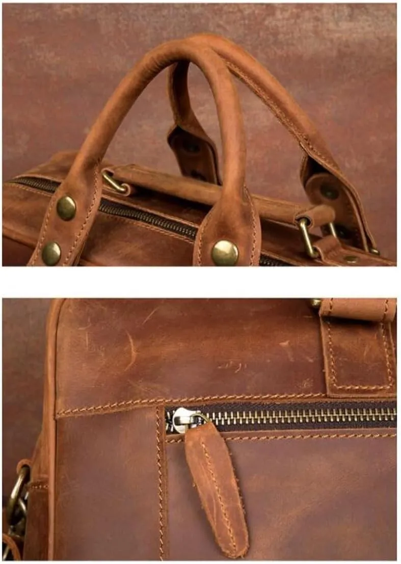 Mens Handbags Carrying Cases Briefcases Messenger Shoulder Bags Genuine Leather Luggage Laptop Bags