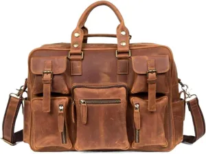 Mens Handbags Carrying Cases Briefcases Messenger Shoulder Bags Genuine Leather Luggage Laptop Bags