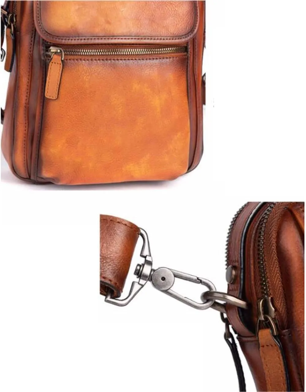 Mens Handbags Waist Packs Messenger Shoulder Bags Genuine Leather Casual Daypacks Travel Bags Purses
