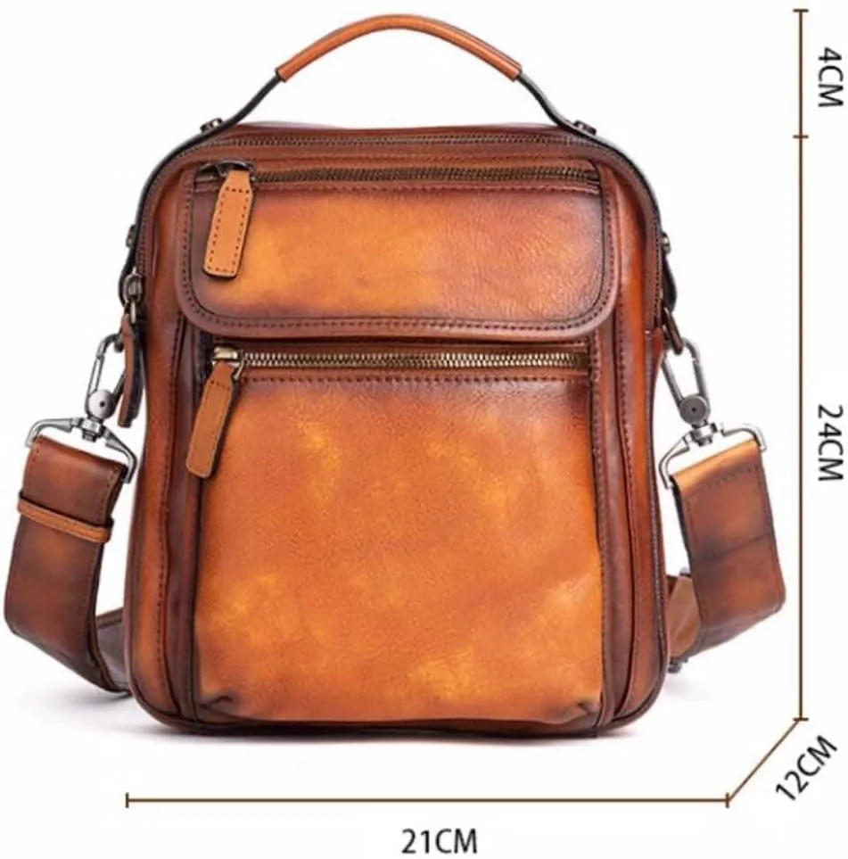 Mens Handbags Waist Packs Messenger Shoulder Bags Genuine Leather Casual Daypacks Travel Bags Purses