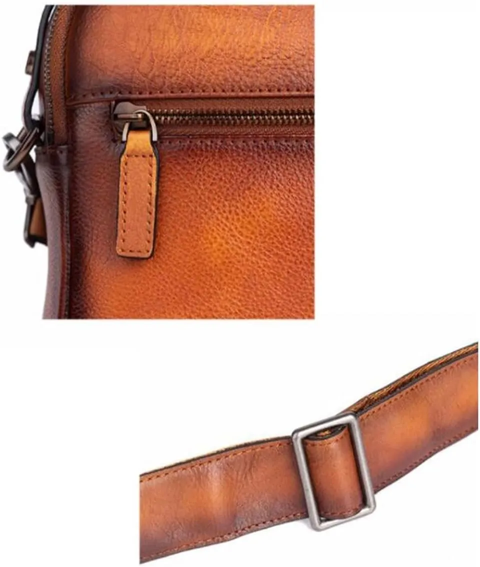 Mens Handbags Waist Packs Messenger Shoulder Bags Genuine Leather Casual Daypacks Travel Bags Purses