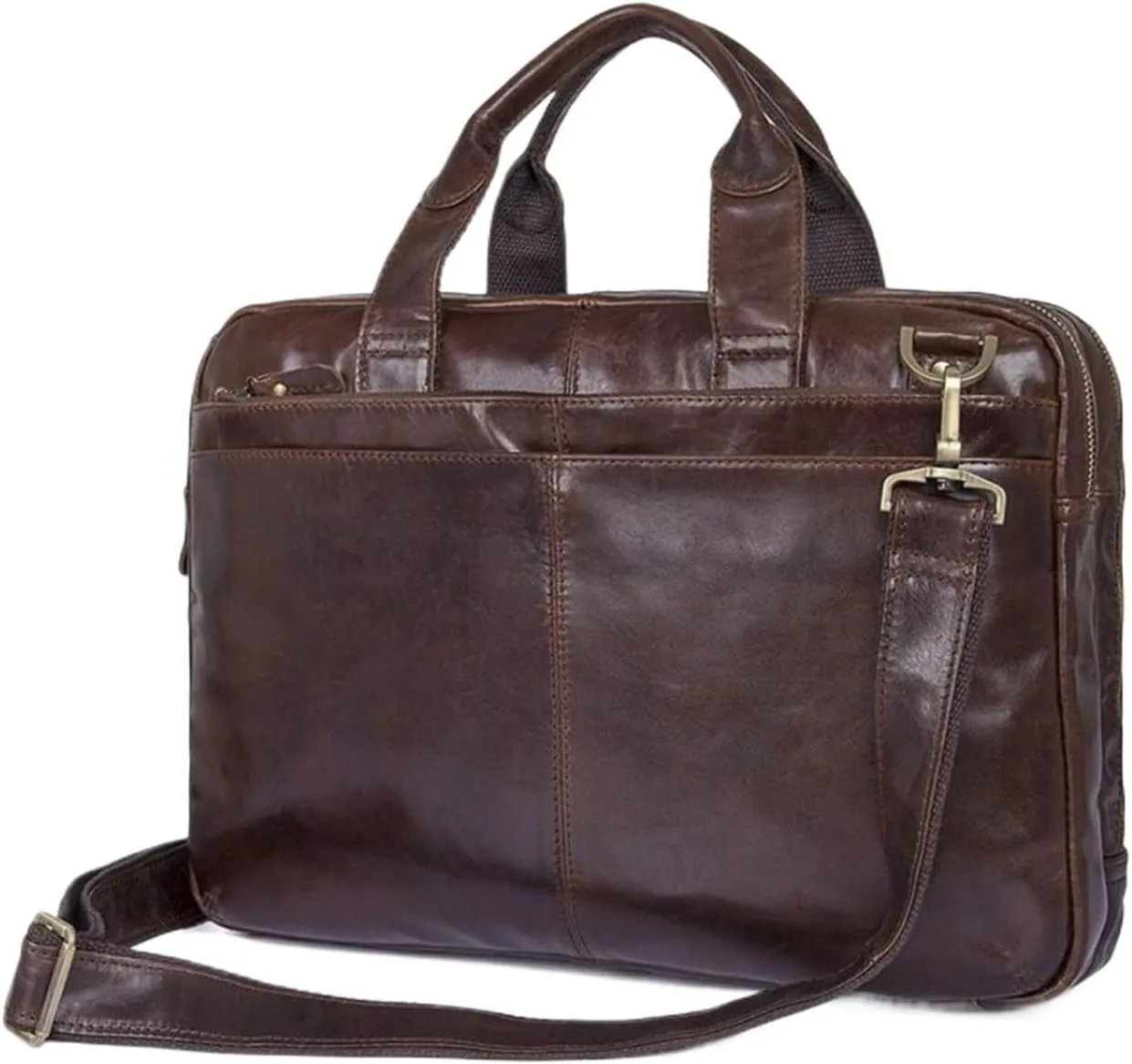 Mens Laptop Bags Handbags Briefcases Genuine Leather Messenger Shoulder Bags Casual Daypacks Backpacks