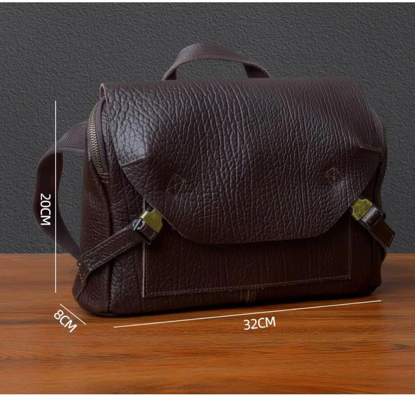 Mens Messenger Shoulder Bags Briefcases Crossbody Bags Genuine Leather Casual Daypacks Travel Bags Waist Packs