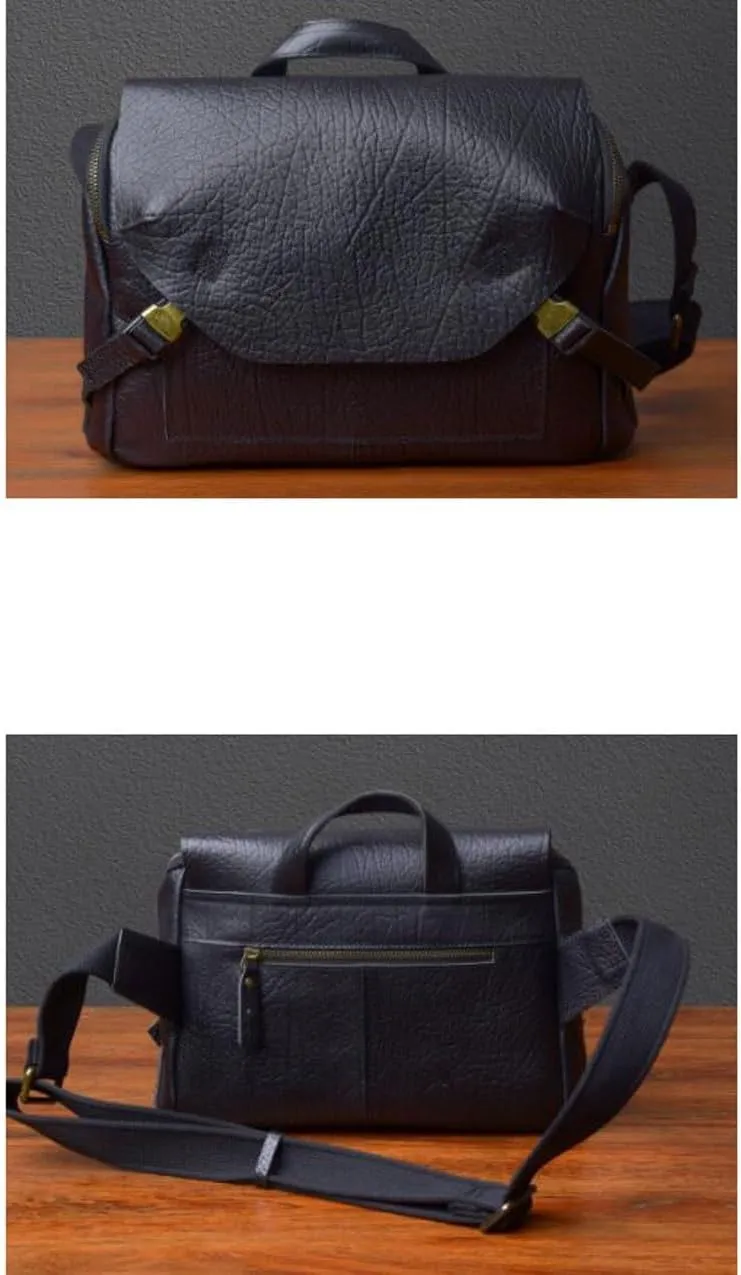 Mens Messenger Shoulder Bags Briefcases Crossbody Bags Genuine Leather Casual Daypacks Travel Bags Waist Packs