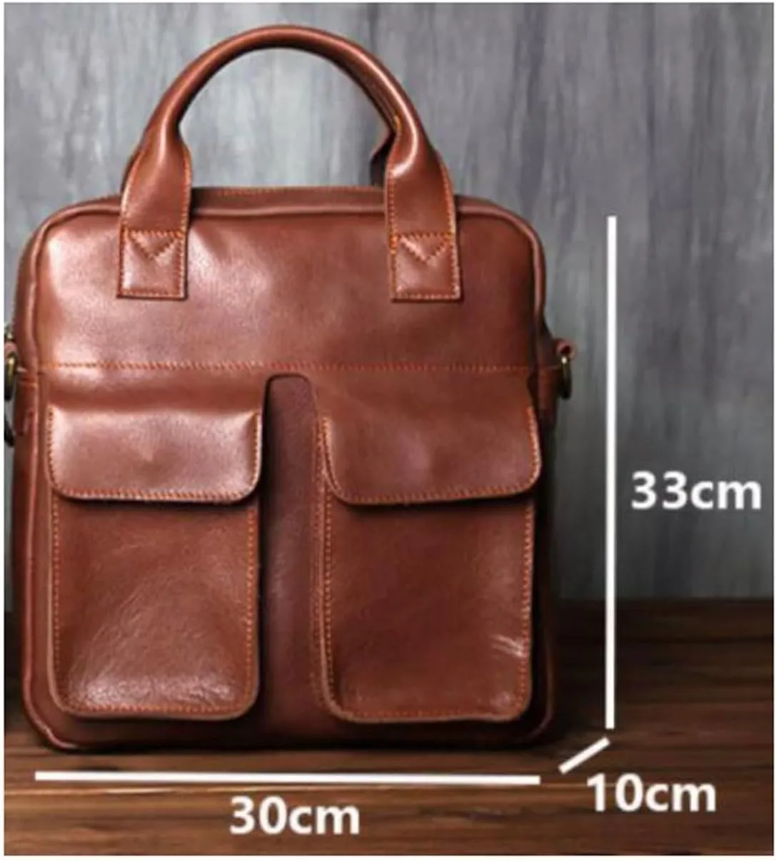 Mens Messenger Shoulder Bags Briefcases Genuine Leather Casual Daypacks Waist Packs Crossbody Bags Travel Bags