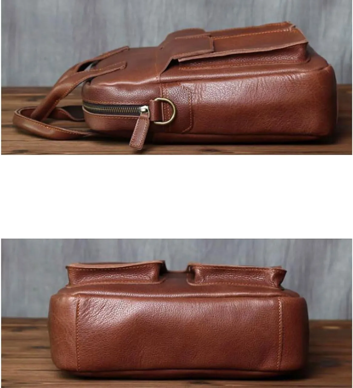 Mens Messenger Shoulder Bags Briefcases Genuine Leather Casual Daypacks Waist Packs Crossbody Bags Travel Bags