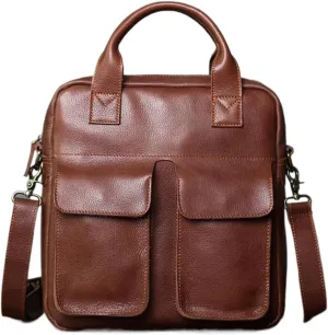 Mens Messenger Shoulder Bags Briefcases Genuine Leather Casual Daypacks Waist Packs Crossbody Bags Travel Bags