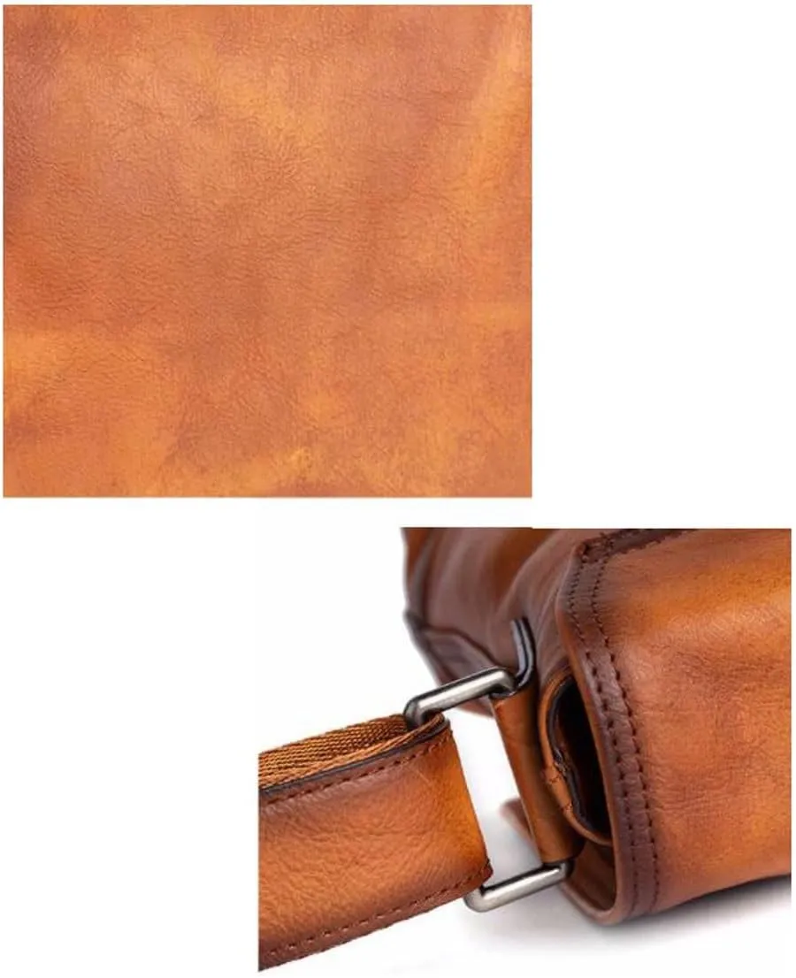 Mens Messenger Shoulder Bags Briefcases Genuine Leather Casual Daypacks Waist Packs Travel Bags Crossbody Bags