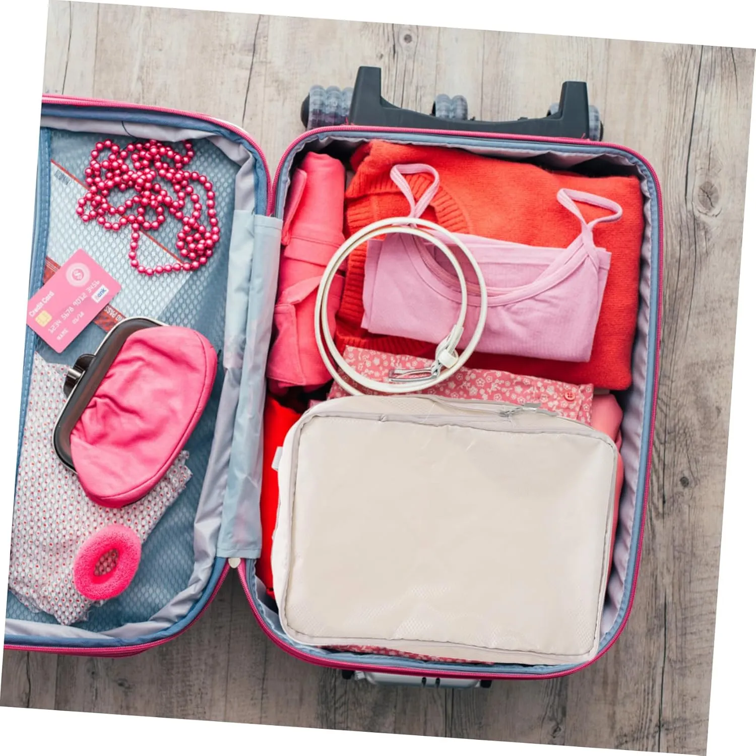 Multi-function Travel Organizer 4pcs Packing Cubes Suitcase Compression Bags Packing Compression Cubes for Suitcase