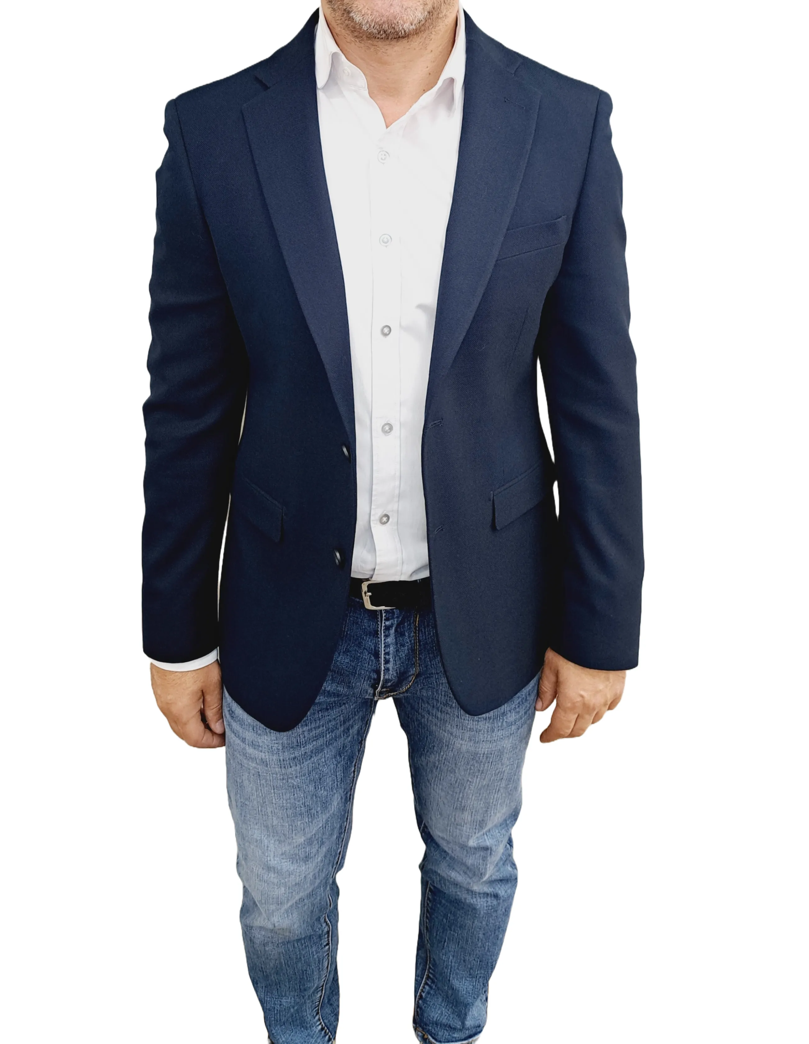 NAVY TAILORED FIT HAVANA BLAZER