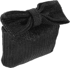 NOLITOY Classy Bow Clutch Bag Lady Handbag for Wedding Banquet Stylish Evening Party Purse