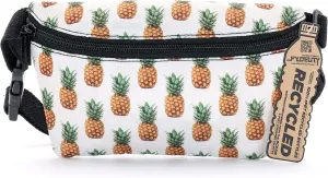 Pineapple Fanny Pack - Cute Festival Bag, Small Crossbody Bags for Women & Men, Fashionable Concert Rave Belt Waist 90s