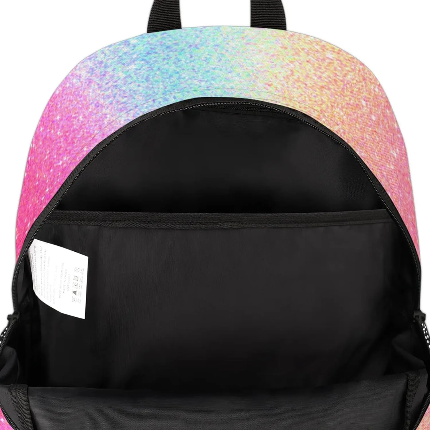 Pink Glitter Backpacks for Boys Girls Travel Laptop Backpack Waterproof School Backpack with Laptop Compartment Teens Backpack Casual Daypack College Bookbag