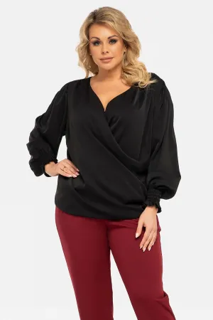 Plus size blouse model 190970 Karko