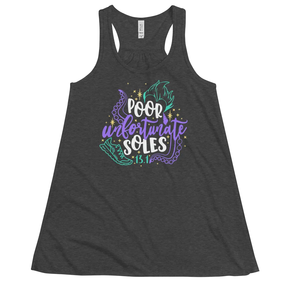 Poor Unfortunate SOLES - Ursula Inspired - 13.1 - Bella Canvas Women's Flowy Racerback Tank