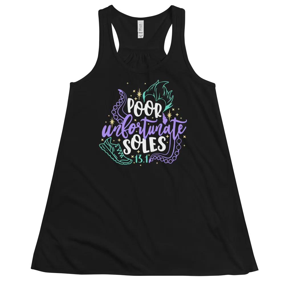 Poor Unfortunate SOLES - Ursula Inspired - 13.1 - Bella Canvas Women's Flowy Racerback Tank