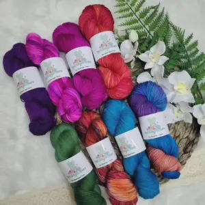 PRE-ORDER Hand Dyed Yarn - Alice in Wonderland Collection