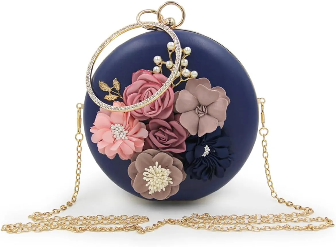 PRETYZOOM Evening Bag Clutch Purse Round Clutch Bag Clutch Bags for Women