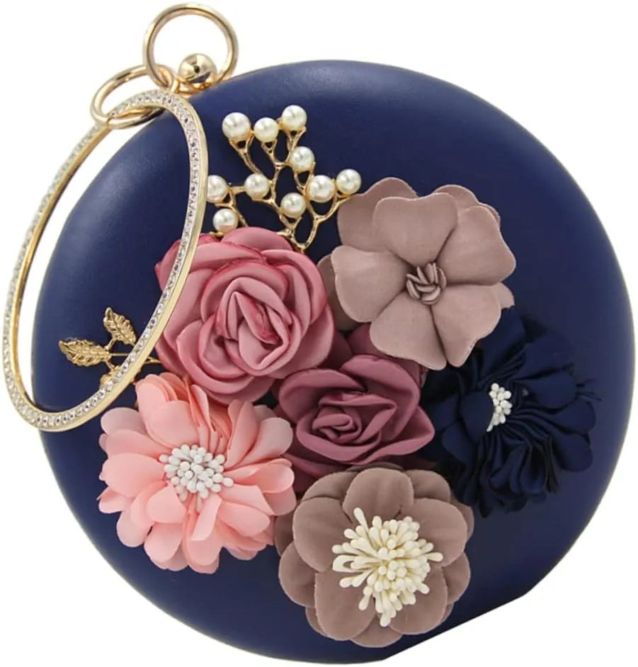 PRETYZOOM Evening Bag Clutch Purse Round Clutch Bag Clutch Bags for Women
