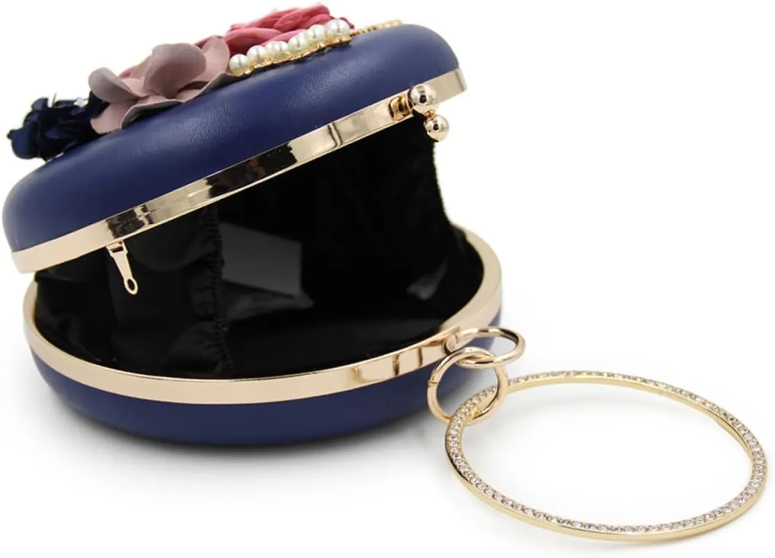 PRETYZOOM Evening Bag Clutch Purse Round Clutch Bag Clutch Bags for Women