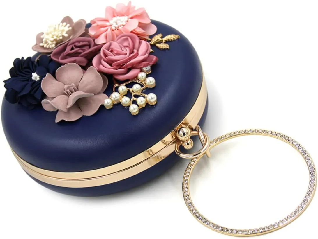 PRETYZOOM Evening Bag Clutch Purse Round Clutch Bag Clutch Bags for Women